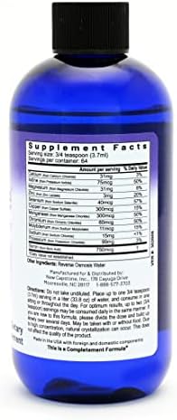 RnA ReSet ReMyte liquid dietary supplement showing the twelve essential minerals label.