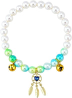 Packaging view of Ancnoz elegant pearl bead neckband for small pets.