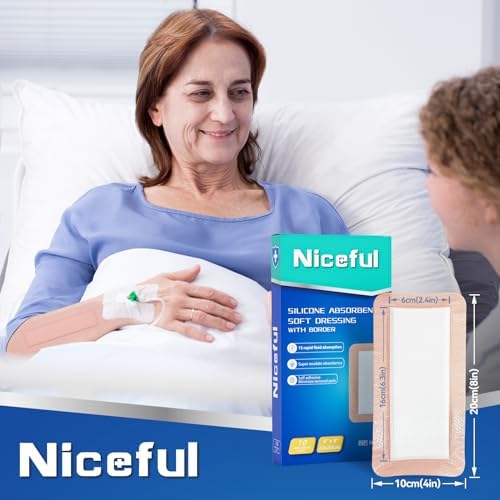 Niceful large absorbent bandages individual sterile packaging for ulcer care