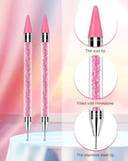 Close up of dual-ended wax pencil and replacement tips
