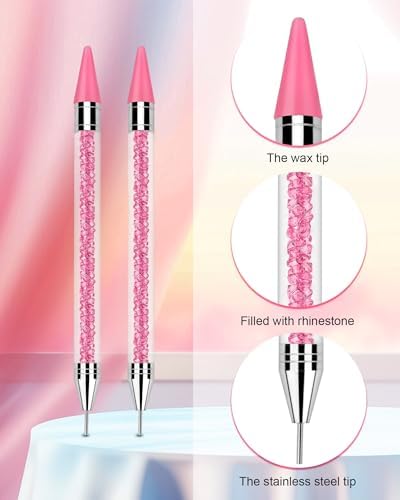 Close up of dual-ended wax pencil and replacement tips