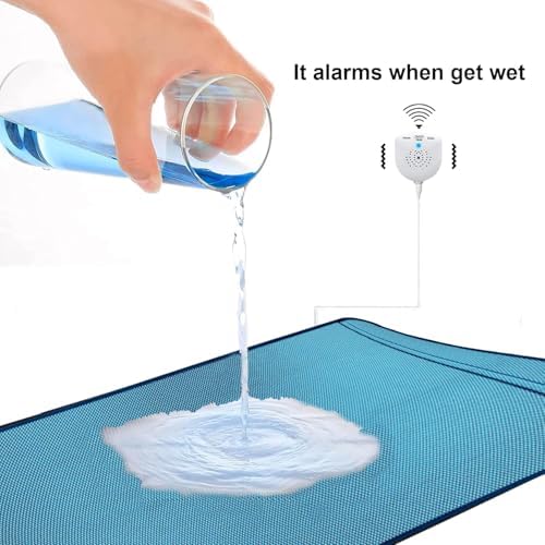 Waterproof urinary sensor mat with USB rechargeable control module