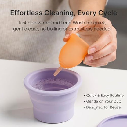 Medical grade silicone storage case for menstrual discs and cups