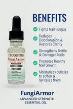 FungiAmor 15ml bottle showing 14 ultra-powerful botanical oils label