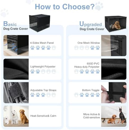 Explore Land twenty four inch dog kennel cover velcro adjustments