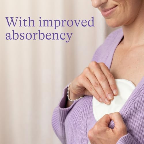 Lansinoh reusable breast pad showing organic bamboo fabric texture