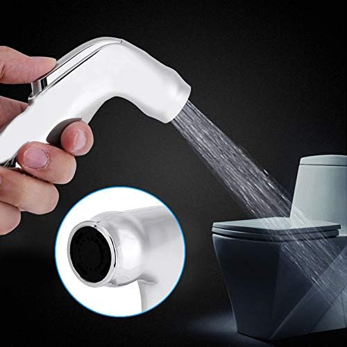 Ergonomic handheld bidet sprayer for toilet hygiene