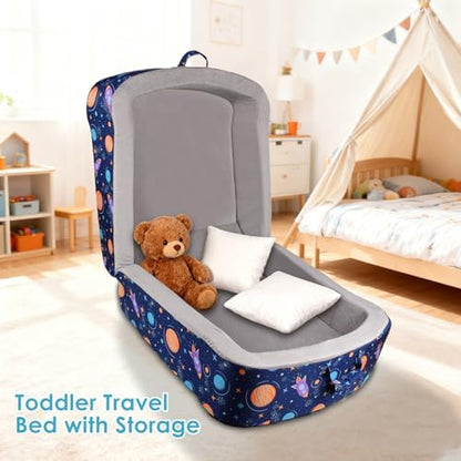 TDKDHoming soft foam cot with removable machine-washable cover unzipped