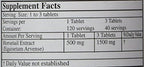 Alta Health Silica supplement label showing ingredients and serving size details