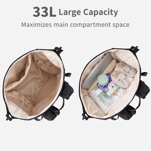 CEI-CEI baby backpack travel tote detailing the included matching cushioned changing pad.