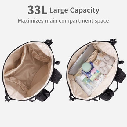 CEI-CEI baby backpack travel tote detailing the included matching cushioned changing pad.