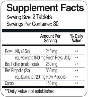 Bee And You Royal Jelly Propolis Extract daily wellness supplement packaging