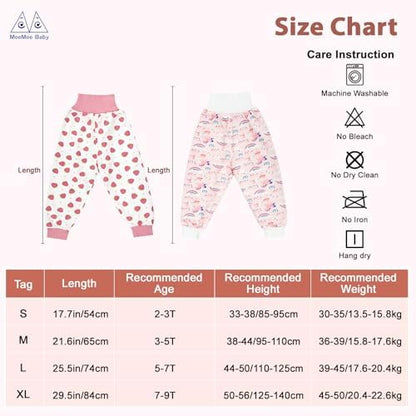 Side angle view of the elastic potty training pants demonstrating the stretchable material for active toddlers.