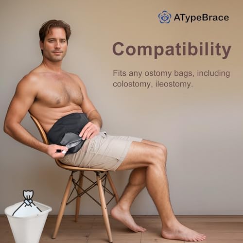 Adjustable velcro straps on atypebrace ostomy belt