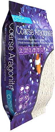 Aqua Natural aragonite sand inside a professional reef aquarium setup
