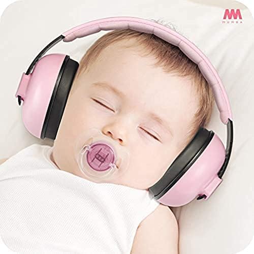 Mumba infant earmuffs showing adjustable headband design