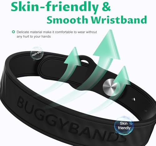 Natural DEET free mosquito repellent bands pack