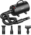 Egfki 3800W pet blow dryer with four nozzle attachments