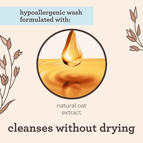 Hypoallergenic Aveeno baby wash for daily bathing