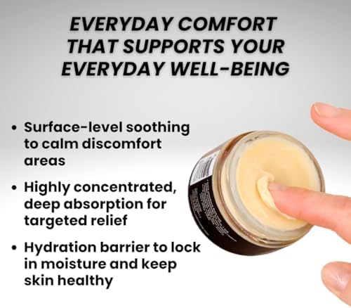 Medical Miracles extra strength salve open jar showing balm