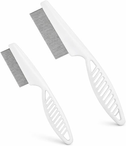 Vayinato 2-piece flea comb set for dogs and cats