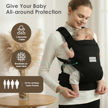 Misswisdom adjustable baby carrier side profile