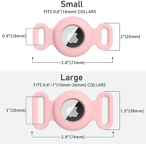 Side profile of Meliya silicone GPS tracker accessory for pets