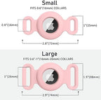 Side profile of Meliya silicone GPS tracker accessory for pets