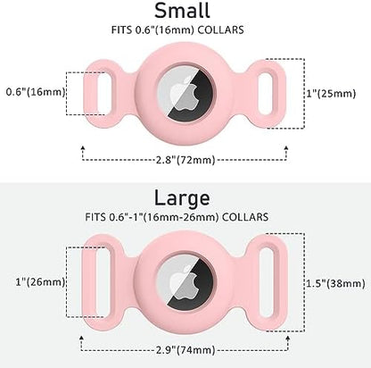 Side profile of Meliya silicone GPS tracker accessory for pets
