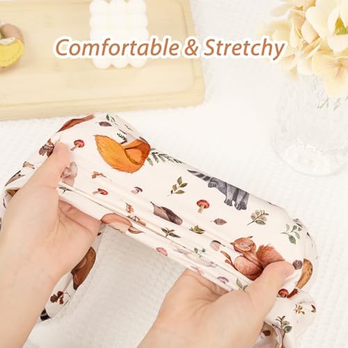 Jundetye nursing pillow cover showing concealed zipper detail