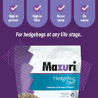 Mazuri insectivore diet bag showing all life stages formula