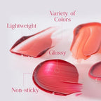 CLIO Crystal Glam Tint |Glossy Finish, Lightweight, Weightless, Buildable, Glass-Like, Smoothing, Long-Lasting, Vivid, Transparent, Shiny, Moisturizing, Hydrating (001 Vintage Apple) - Image 4