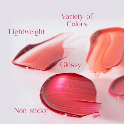 CLIO Crystal Glam Tint |Glossy Finish, Lightweight, Weightless, Buildable, Glass-Like, Smoothing, Long-Lasting, Vivid, Transparent, Shiny, Moisturizing, Hydrating (001 Vintage Apple) - Image 4