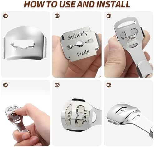 Detachable head mechanism of the Bolsdoic hard skin remover being interchanged with file head