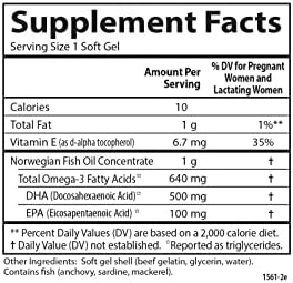 Carlson Mother's DHA bottle with non-GMO certification seal
