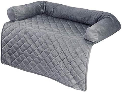 Petmaker thirty-five inch pet furniture protector spread out as a luxury floor mat.
