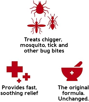 Chiggerex medicated itch relief cream with aloe vera and chamomile ingredients