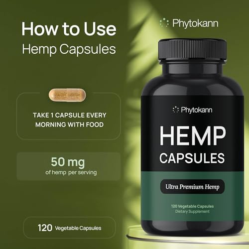 Phytokann hemp seed oil capsules complete product packaging
