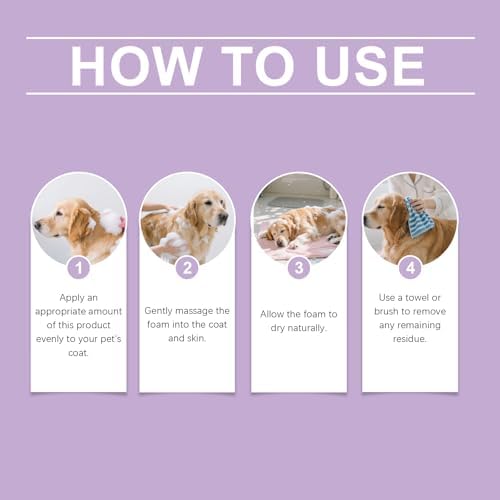 Grooming a fluffy cat using Hug n Wag dry bath cleanser