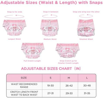 LittleForBig reusable cloth diaper wrap adjustable snap details