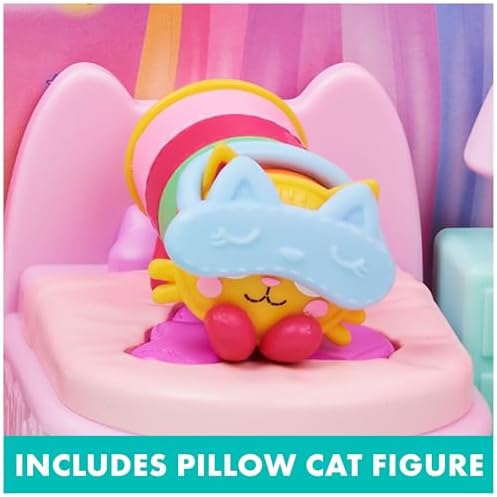 Gabbyâ€™s Dollhouse, Sweet Dreams Bedroom with Pillow Cat Figure and 3 Accessories, 3 Furniture and 2 Deliveries, Kids Toys for Ages 3 and up - Image 6