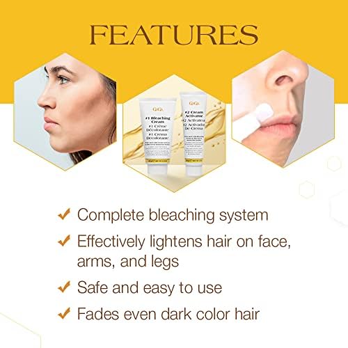 GiGi skin care gentle formula hair bleach alternative to waxing for arms and legs