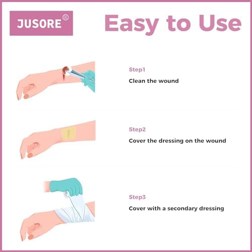 JUSORE petrolatum mesh gauze for surgical incisions and burn wound care