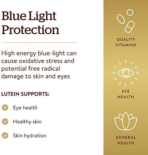 Solgar eye health support bottle side profile highlighting non-GMO attributes