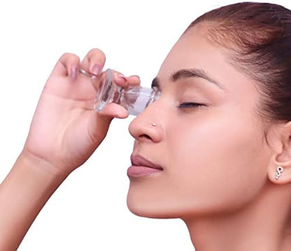 Eco-friendly non-reactive glass eye cleaning tool side view