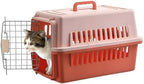 Side profile of LLGJ 23 inch pet kennel showing multi directional ventilation holes for airflow