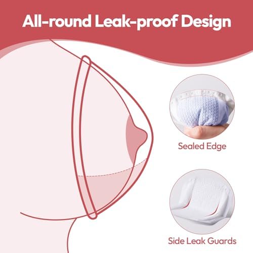 Ncvi breastfeeding pads showing individual hygienic wrapping