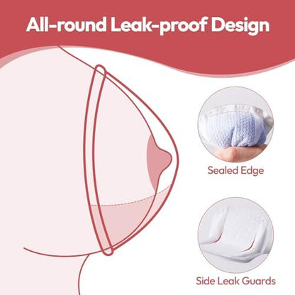 Ncvi breastfeeding pads showing individual hygienic wrapping