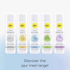 Side view of Pjur Med Clean 3.4 fluid ounce bottle for personal care
