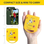 XFT portable AED training device showing English voice prompt interface